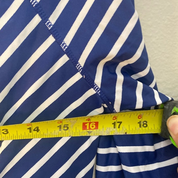 Cabaña life swim Navy and White Striped Zip-Up Jacket - Picture 9 of 10